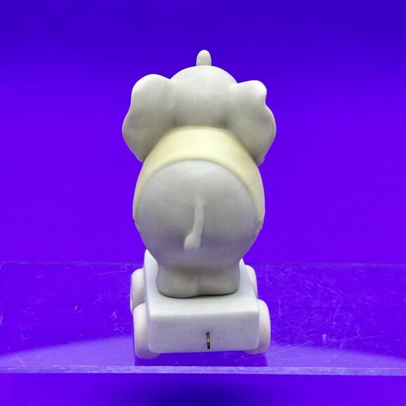 Precious Moments Birthday Train Age 4 "May Your Birthday Be Gigantic" Elephant - Picture 4 of 5